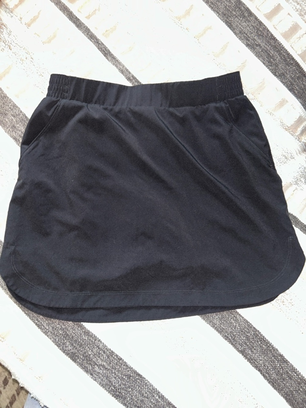 Calia Women’s Black Elastic-Waist Casual Skort